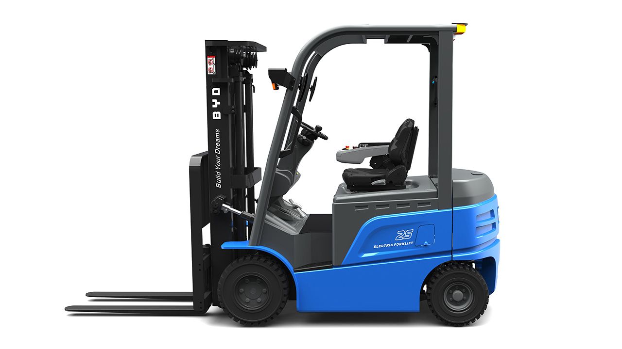 2018 byd electric forklift
