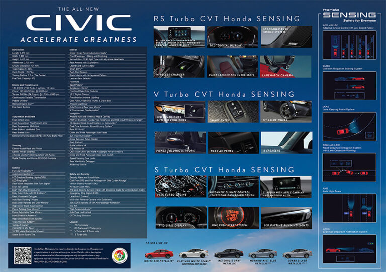 all new honda civic brochure small