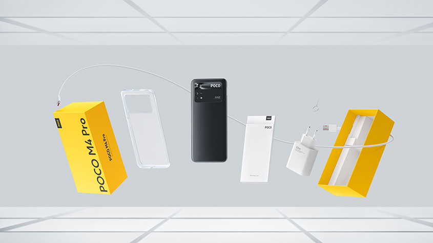 poco m4 pro unbox shot