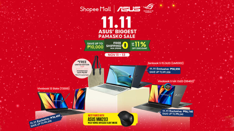 Asus Biggest Pamasko Sale Is Here! Asus 11.11 Consumer Shopee