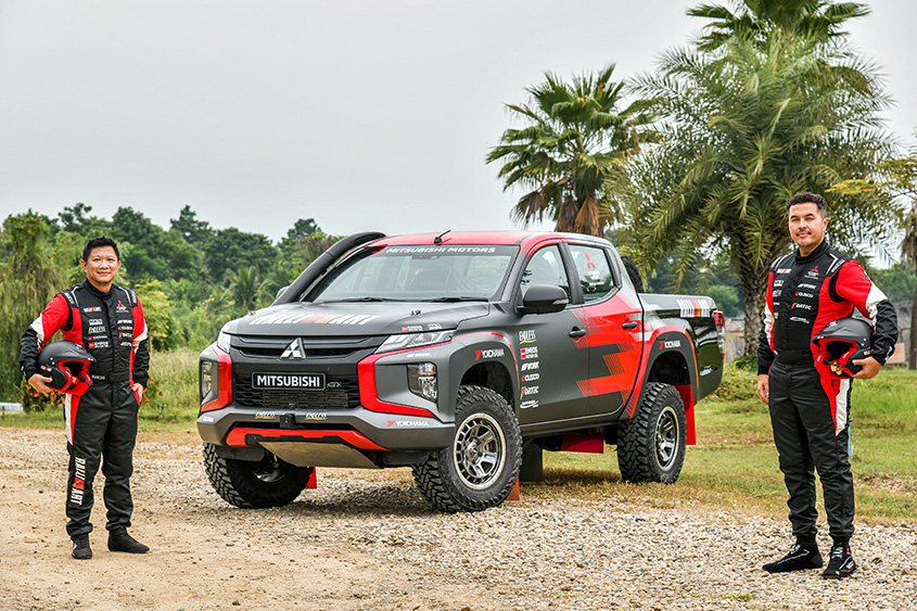 Mitsubishi ralliart AXCR Rifat and Chupong