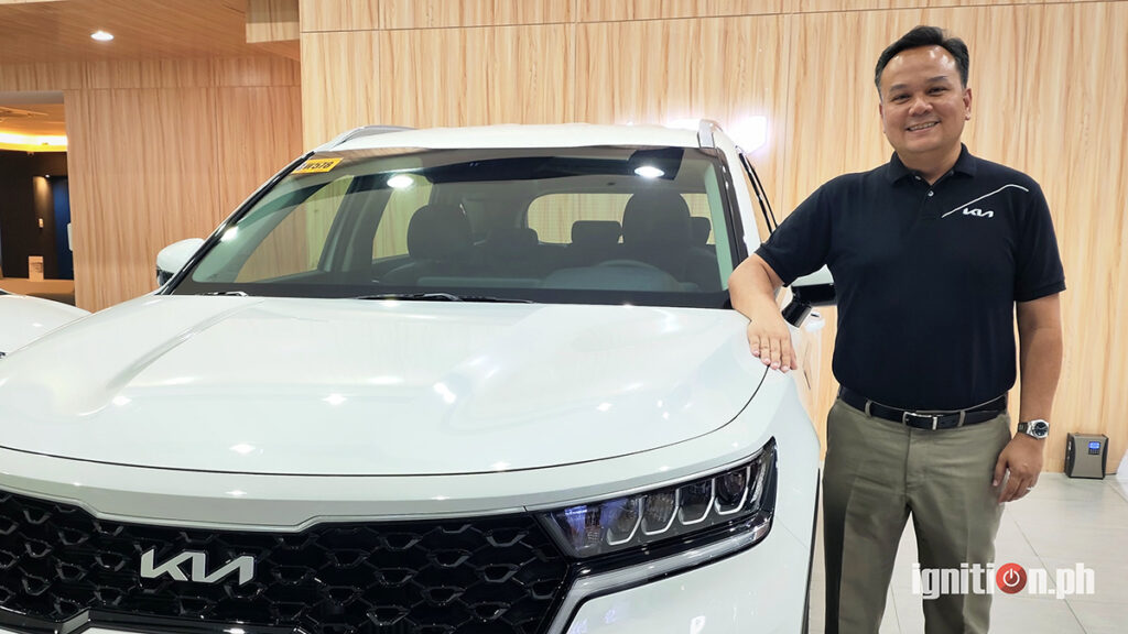 Kia Philippines' newly installed COO Brian Buendia | Photo by Mika Fernandez David