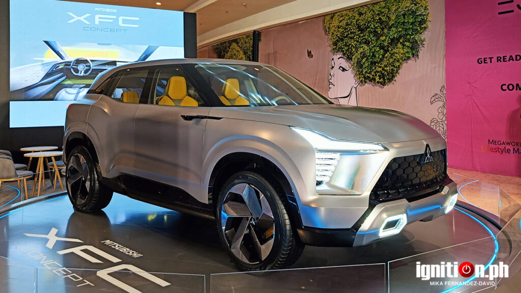 Mitsubishi Motors PH showcases the Mitsubishi XFC Concept The Mitsubishi XFC Concept made its Philippine debut at the Newport Mall in Pasay City | Photo by Mika Fernandez David